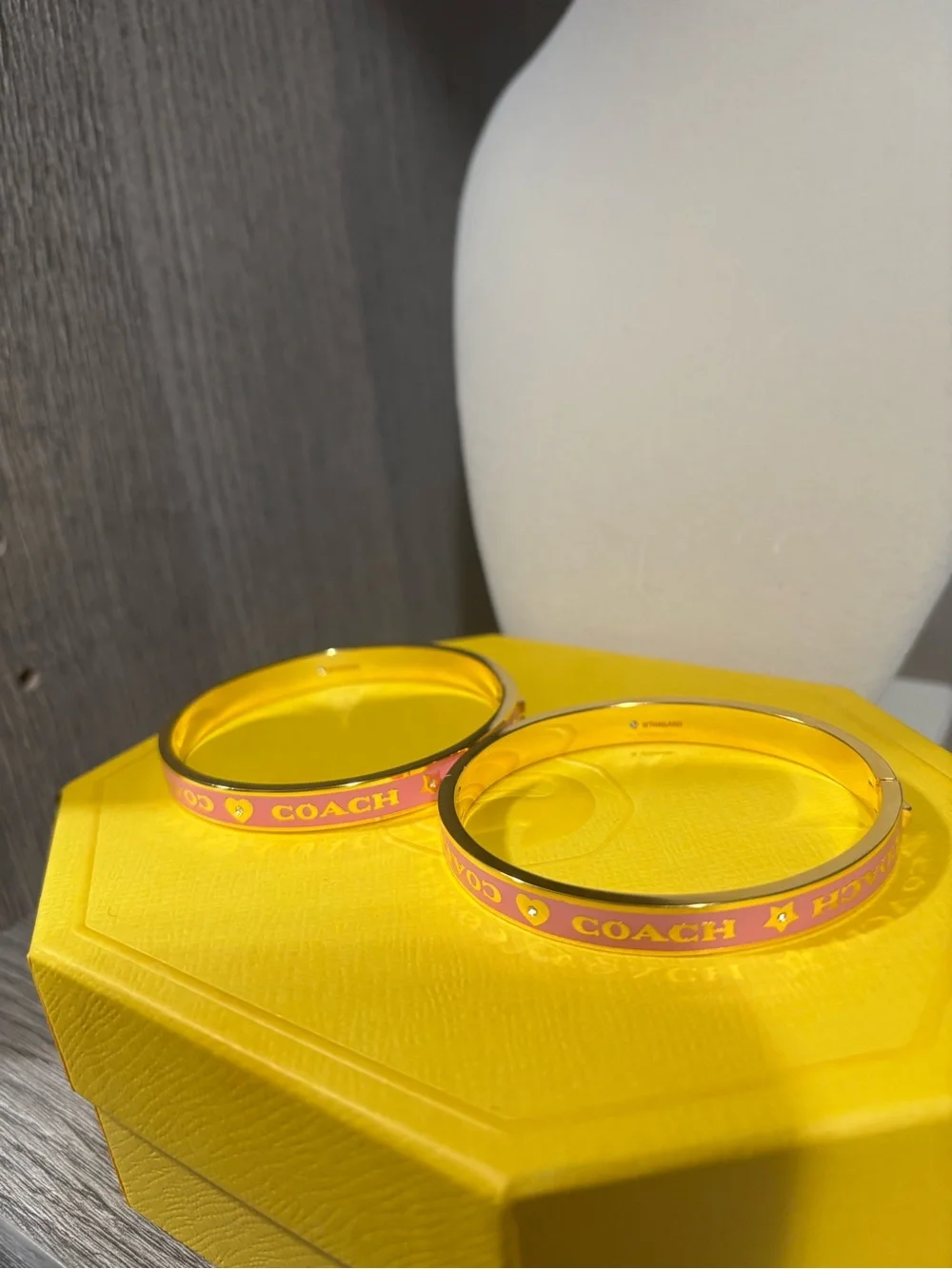Coach enamel bangle
